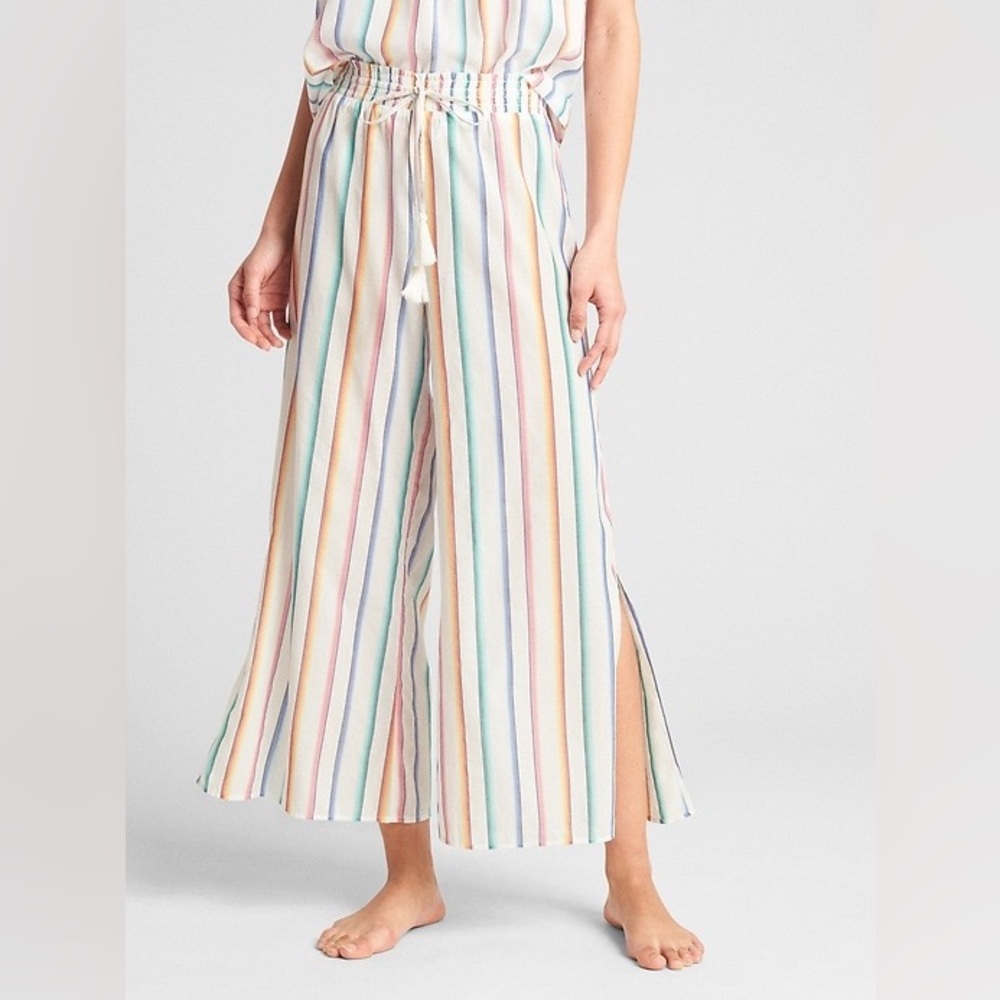 GAP Dreamwell Print Wide-Leg Pants